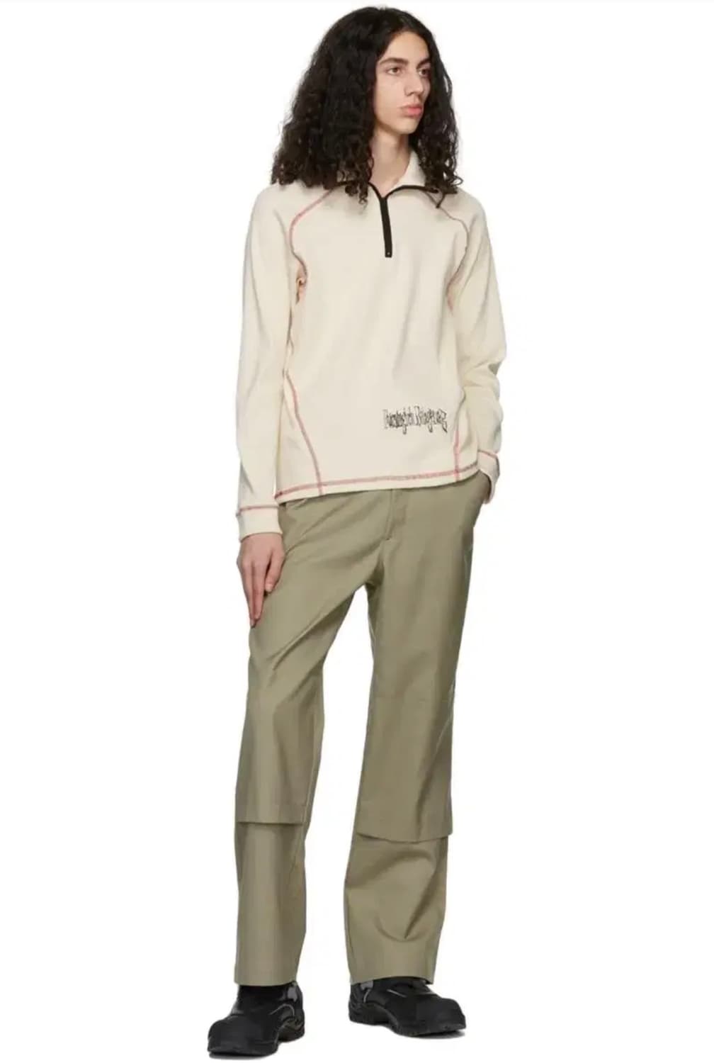 GR10K BEIGE HALF ZIP UP 상품이미지3