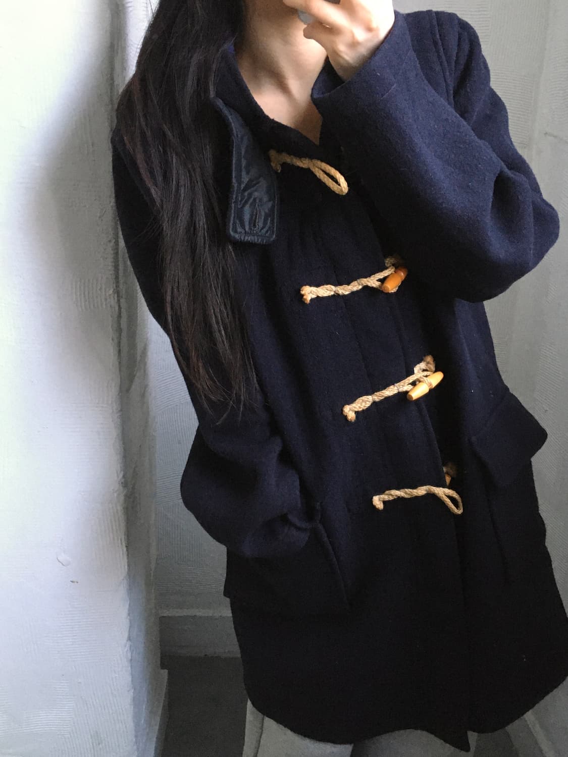 Gloverall 글로버올 네이비 더플 코트  상품이미지1