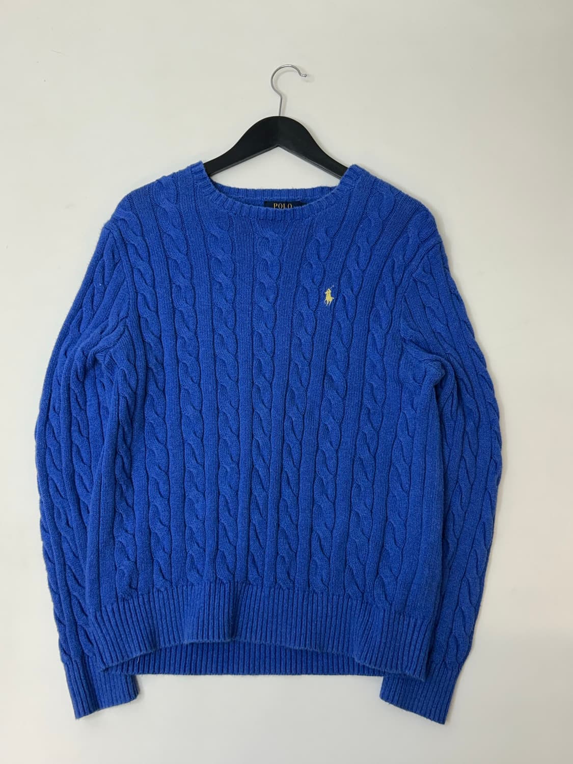 Polo 폴로 블루 케이블 니트  상품이미지2