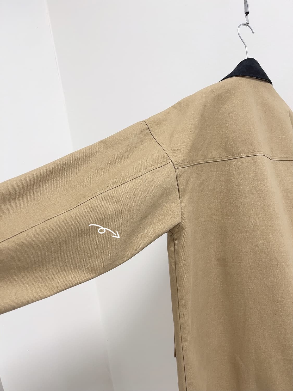 아트이즈오버 브러시드 워크 자켓 베이지 상품이미지6