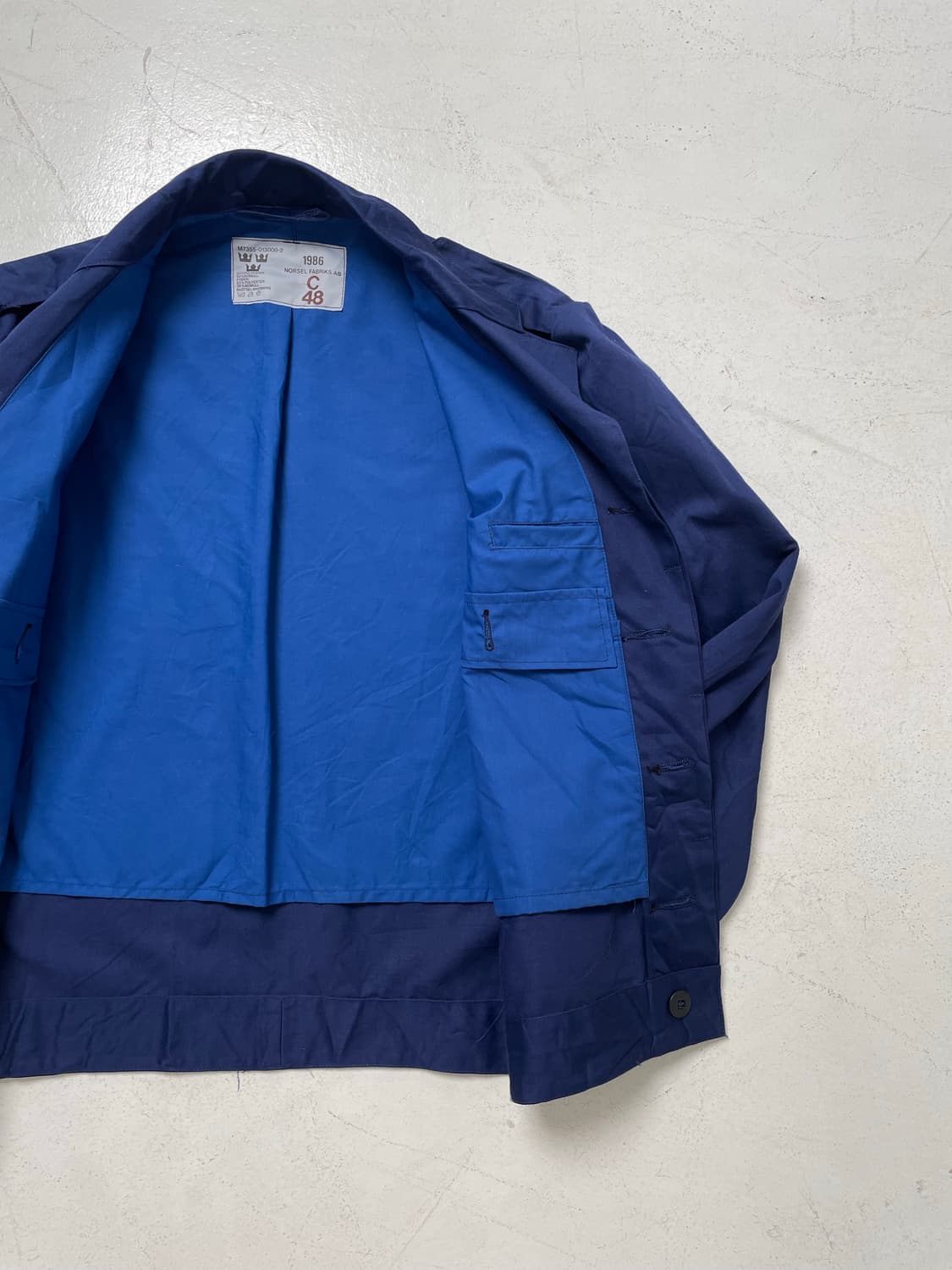 80’s Swedish Air force Blue Jacket. 상품이미지7