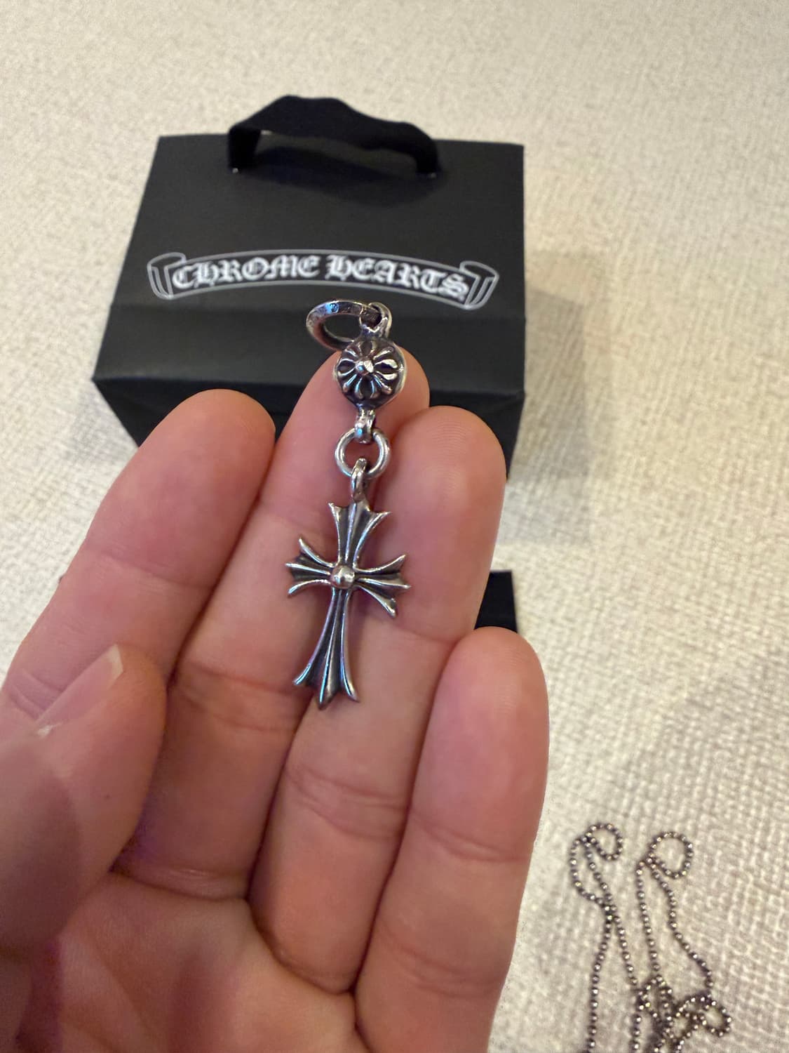 크롬하츠 원볼 타이니 펜던트+볼체인 30인치 상품이미지2