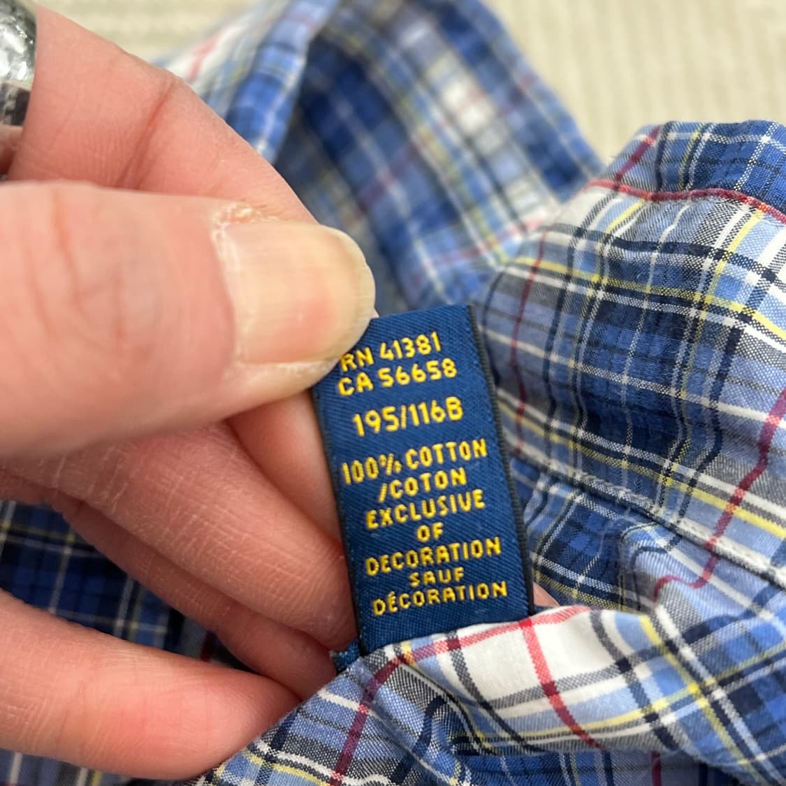 폴로 랄프로렌 체크셔츠 r2673 상품이미지6