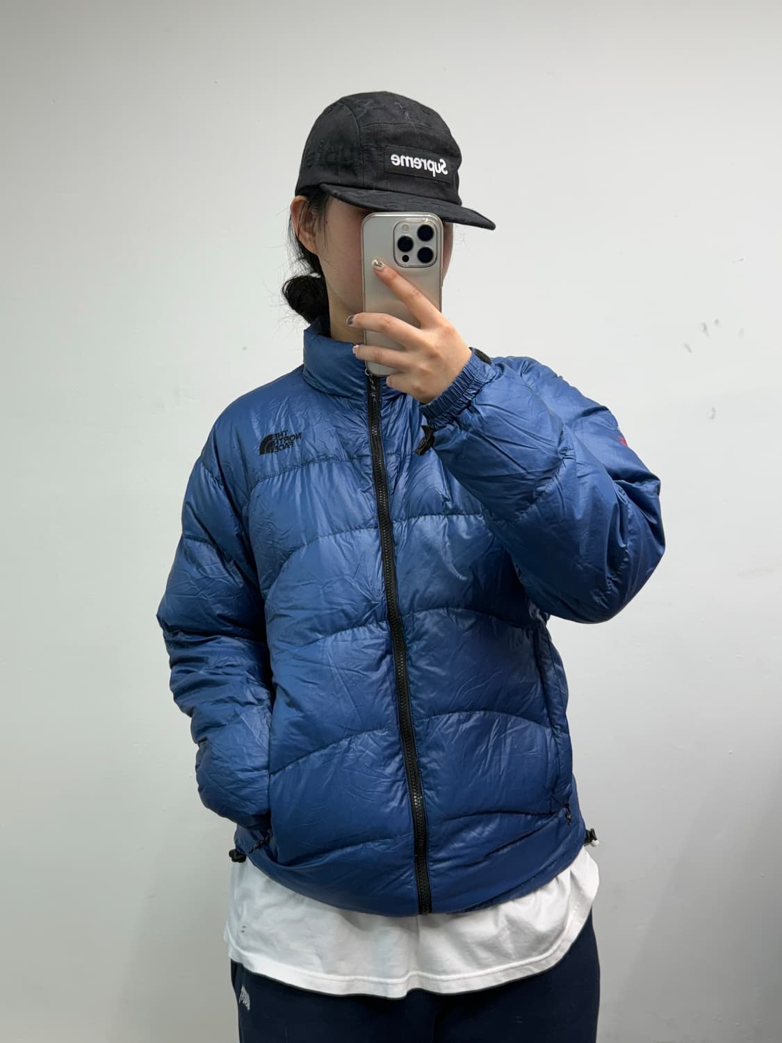 [M] 노스페이스 네이비 써밋 패딩 상품이미지4