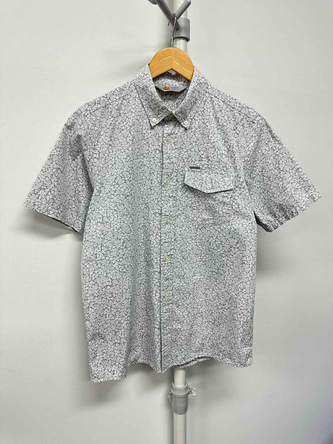 칼하트 플로랄 하프 셔츠 상품이미지1