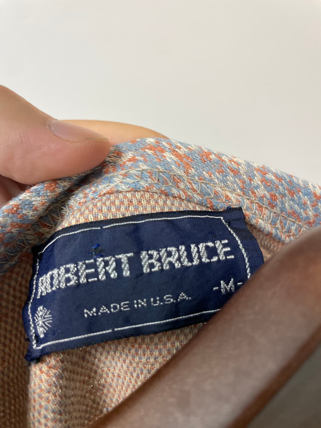 (M) robert bruce 로버트 브루스 키치 프린팅 니트 맨투맨 상품이미지6