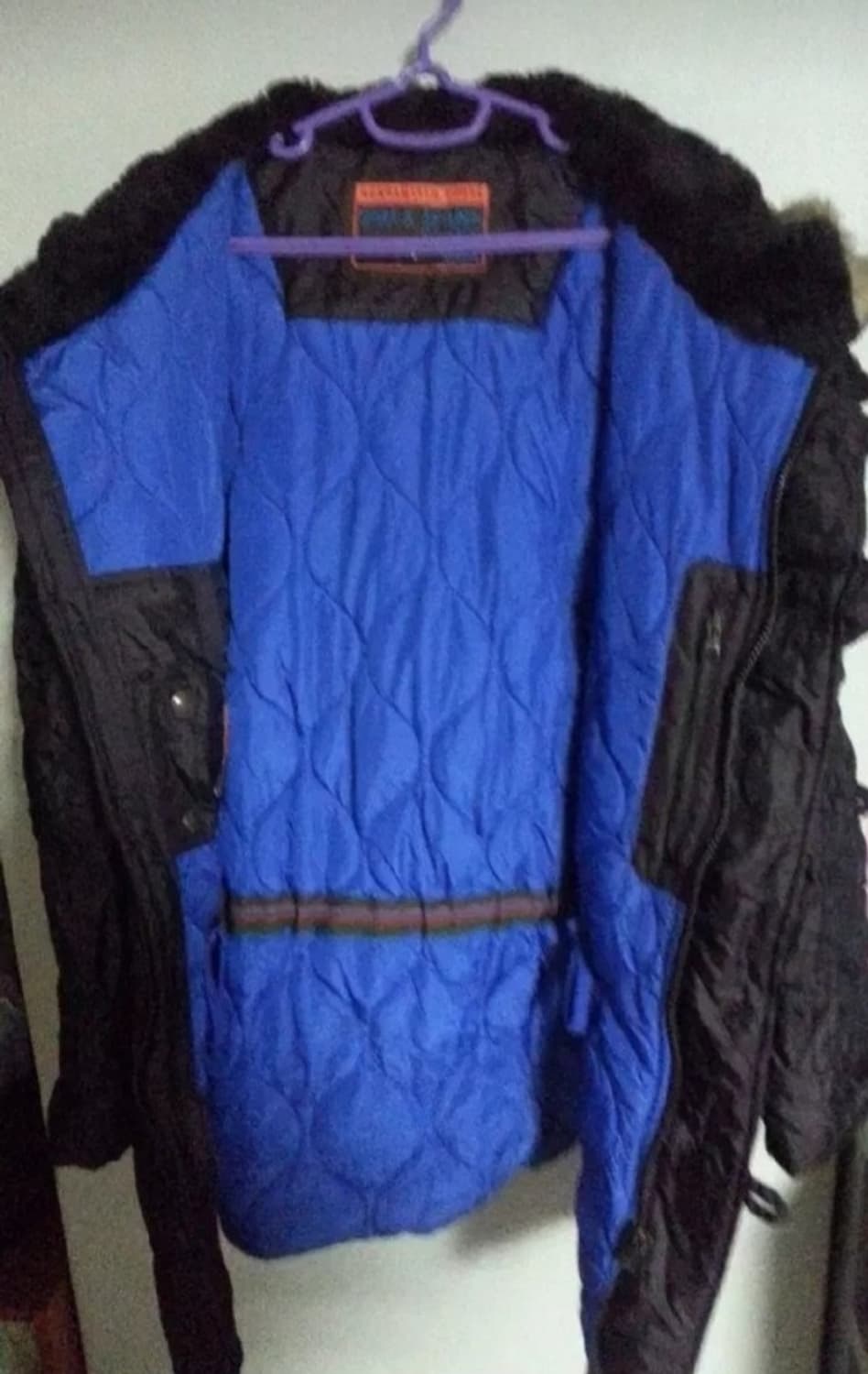 SMEX 토끼털 후드 빈티지 야상 점퍼 밤색 95 상품이미지3