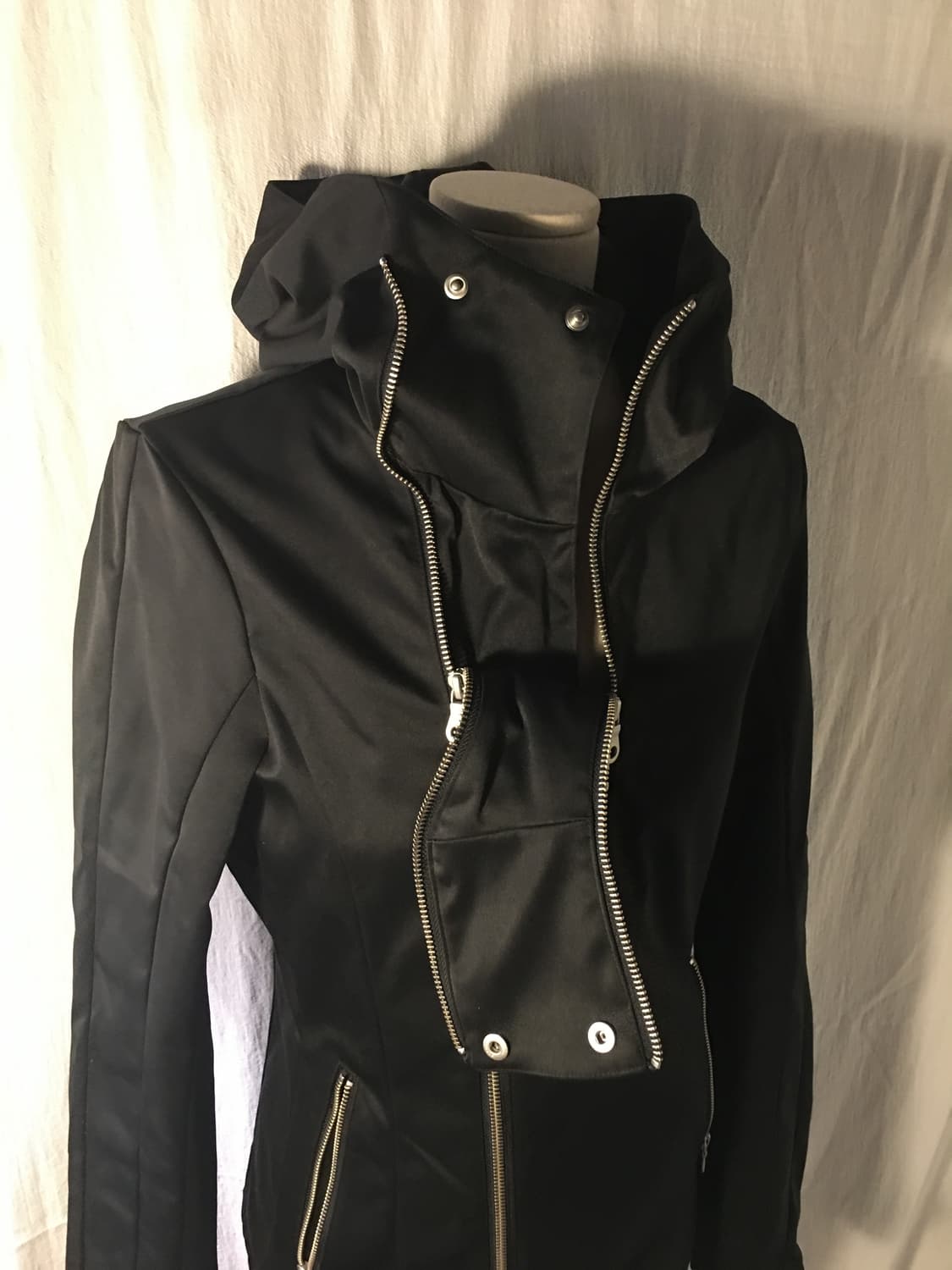 NO ID 忍者 high neck hooded jacket 상품이미지3