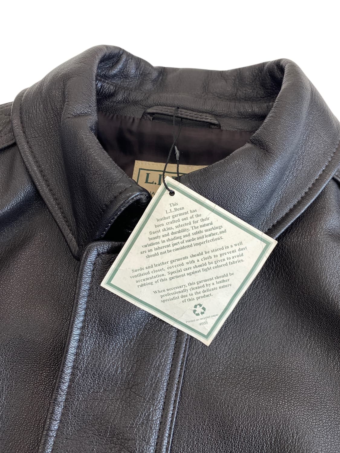 00's 엘엘빈 염소가죽 타입A-2 플라이트 자켓 상품이미지6