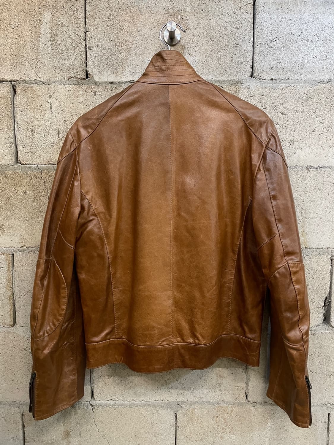 페루치 모터사이클 레더 자켓  상품이미지4