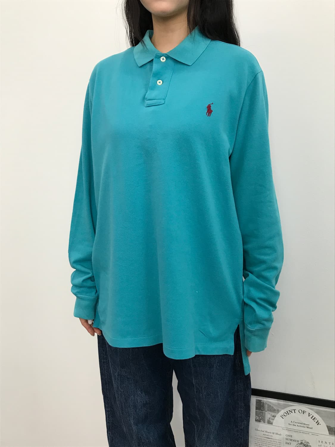 Polo Long Sleeve MInt Polo 상품이미지3