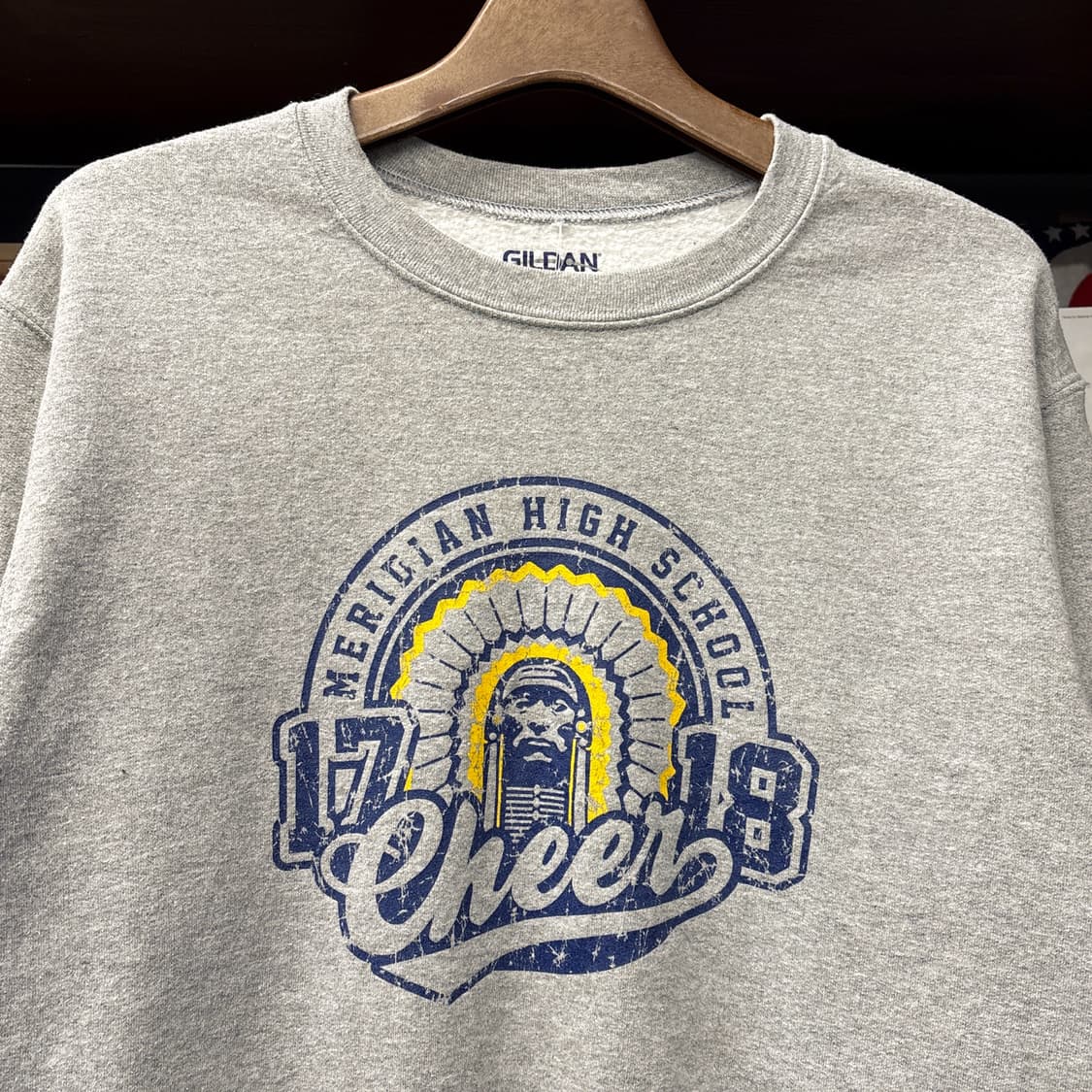 길단 메리디안 하이스쿨 치어스 프린팅 스웻셔츠 N1237 상품이미지3