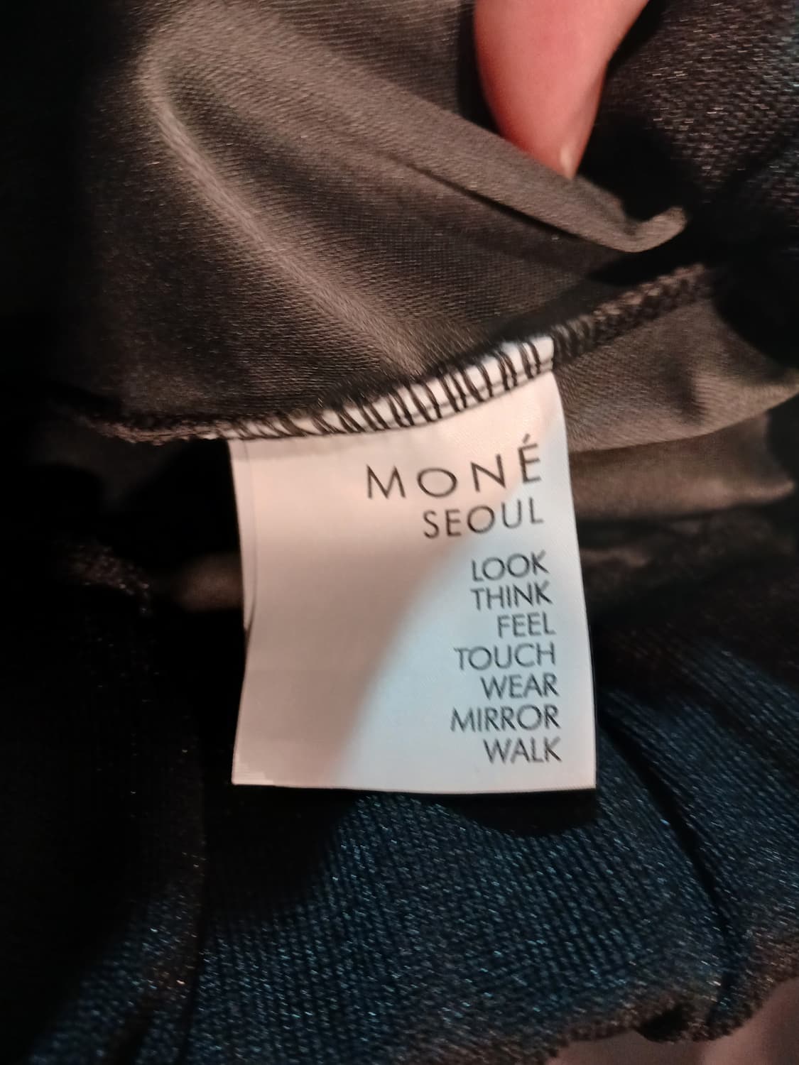 블랙 레더 조거팬츠 상품이미지3