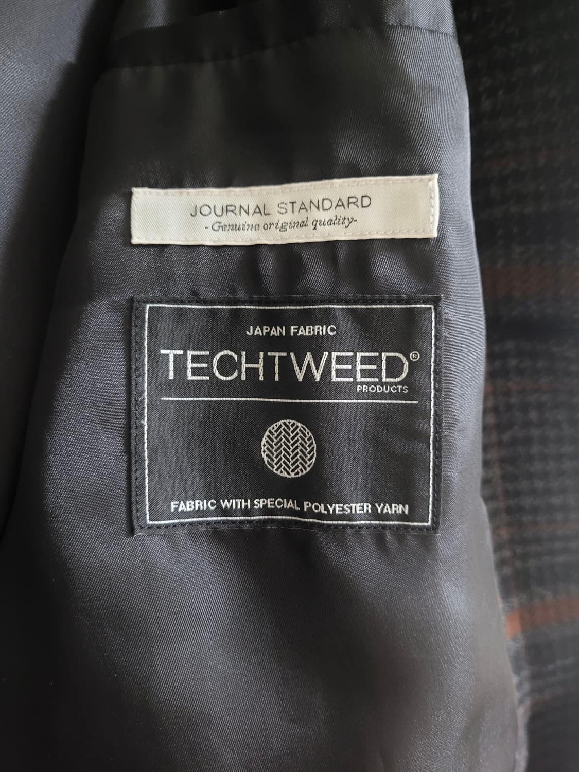 저널스탠다드 울 체크 코트 L 상품이미지6