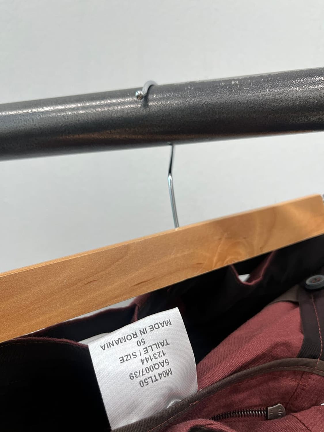 33-34) 랑방 버건디 벨티드 팬츠  상품이미지9