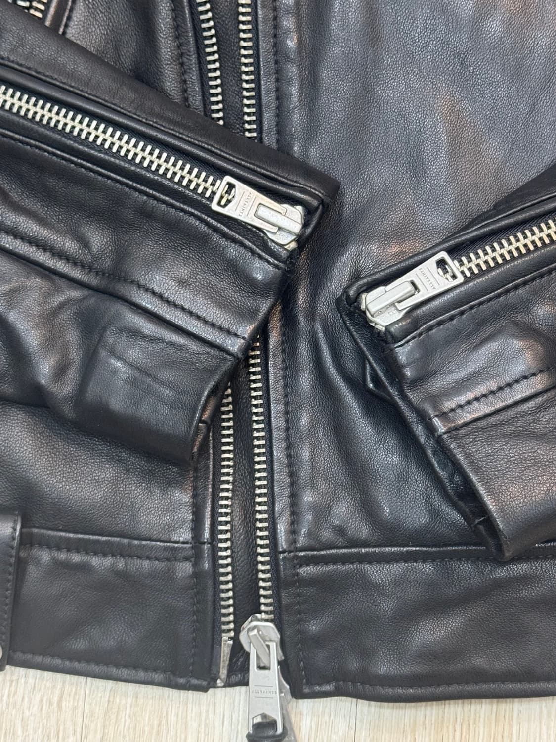 올세인츠 MILO BIKER 더블라이더 자켓 상품이미지5