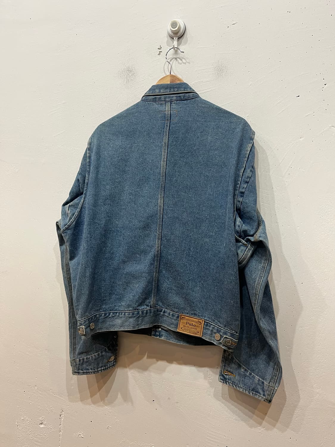 90년대 폴로랄프로렌 DUNGAREES 던가리 데님자켓 USA made 상품이미지2