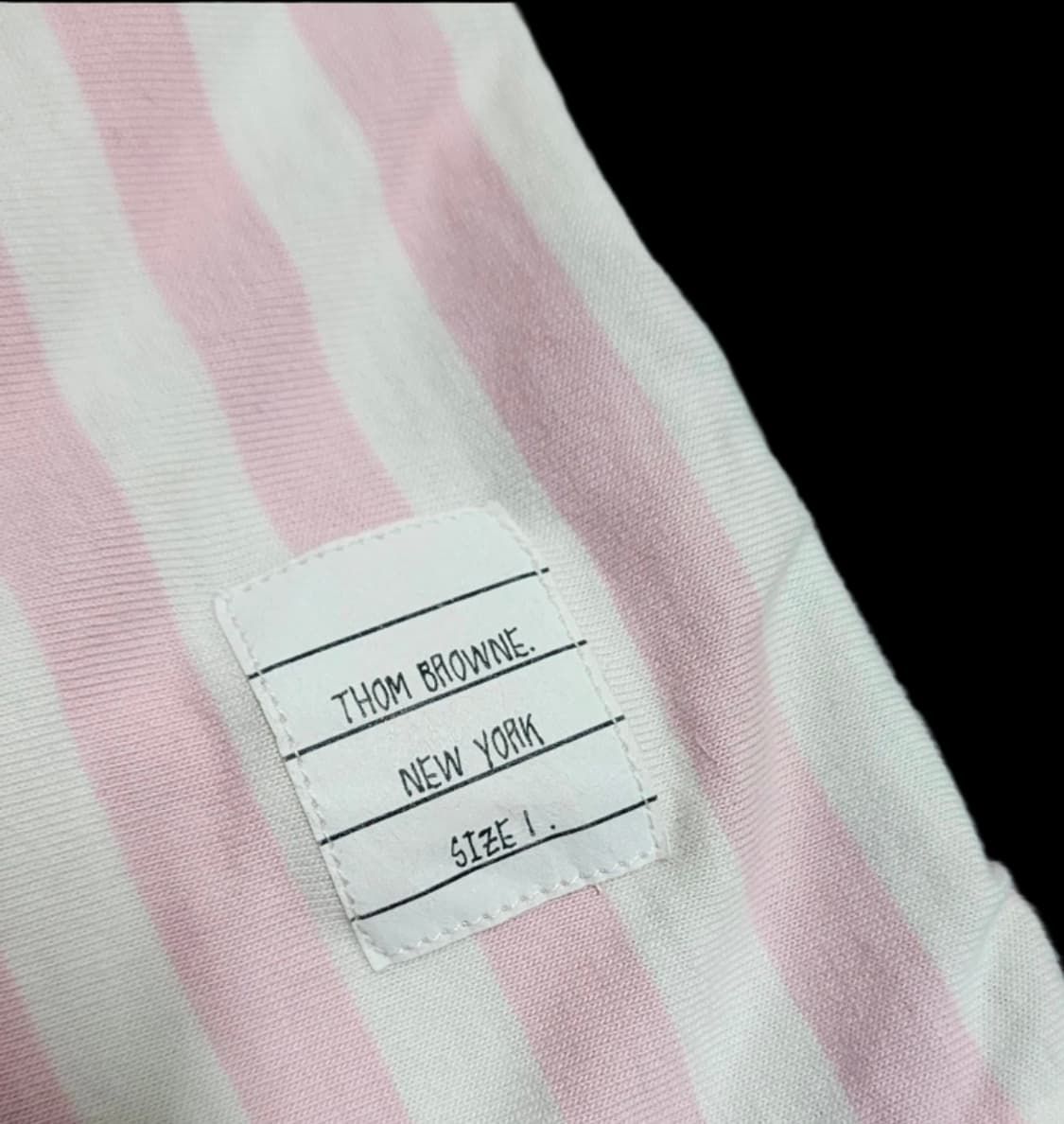 톰브라운 스트라이프 삼선 반팔티  상품이미지5