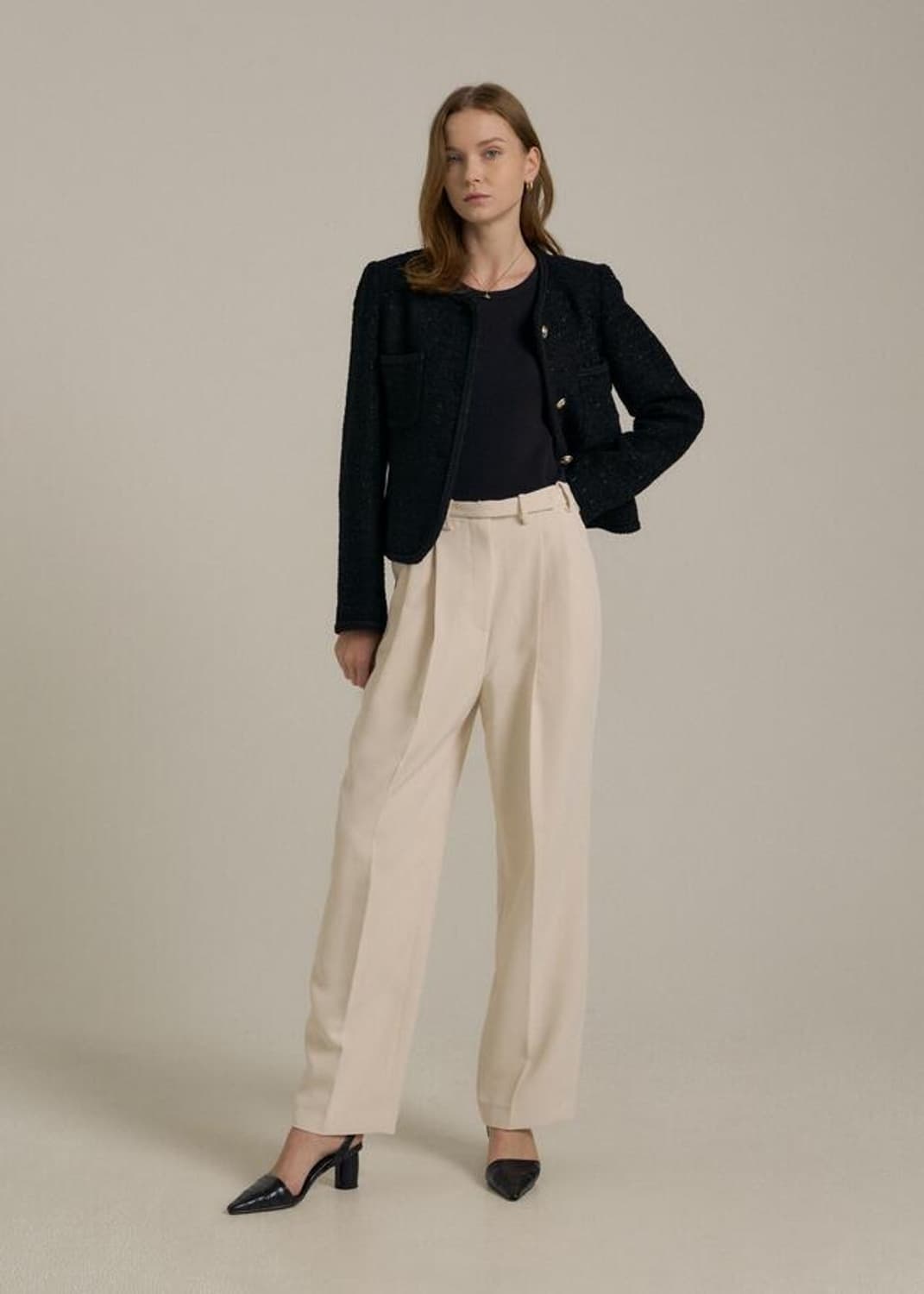 브로우엔드 BOUCLE TWEED CROP JACKET 상품이미지3