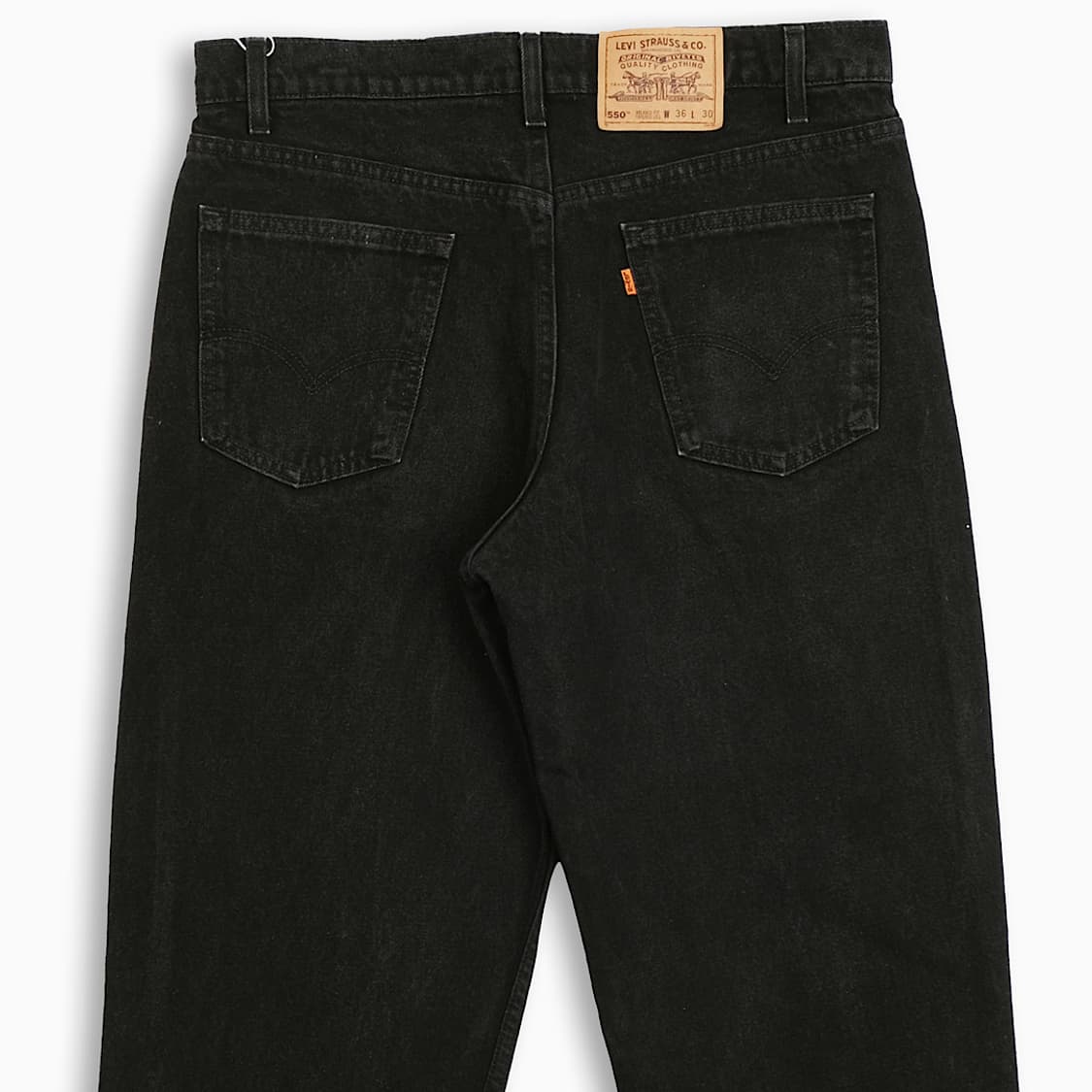 리바이스 550 오렌지탭 흑청 90s USA 35인치 OR55036117 상품이미지6