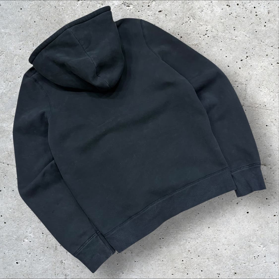 [XL] 아베크롬비 아치로고 블랙 후드 집업 C663 상품이미지2