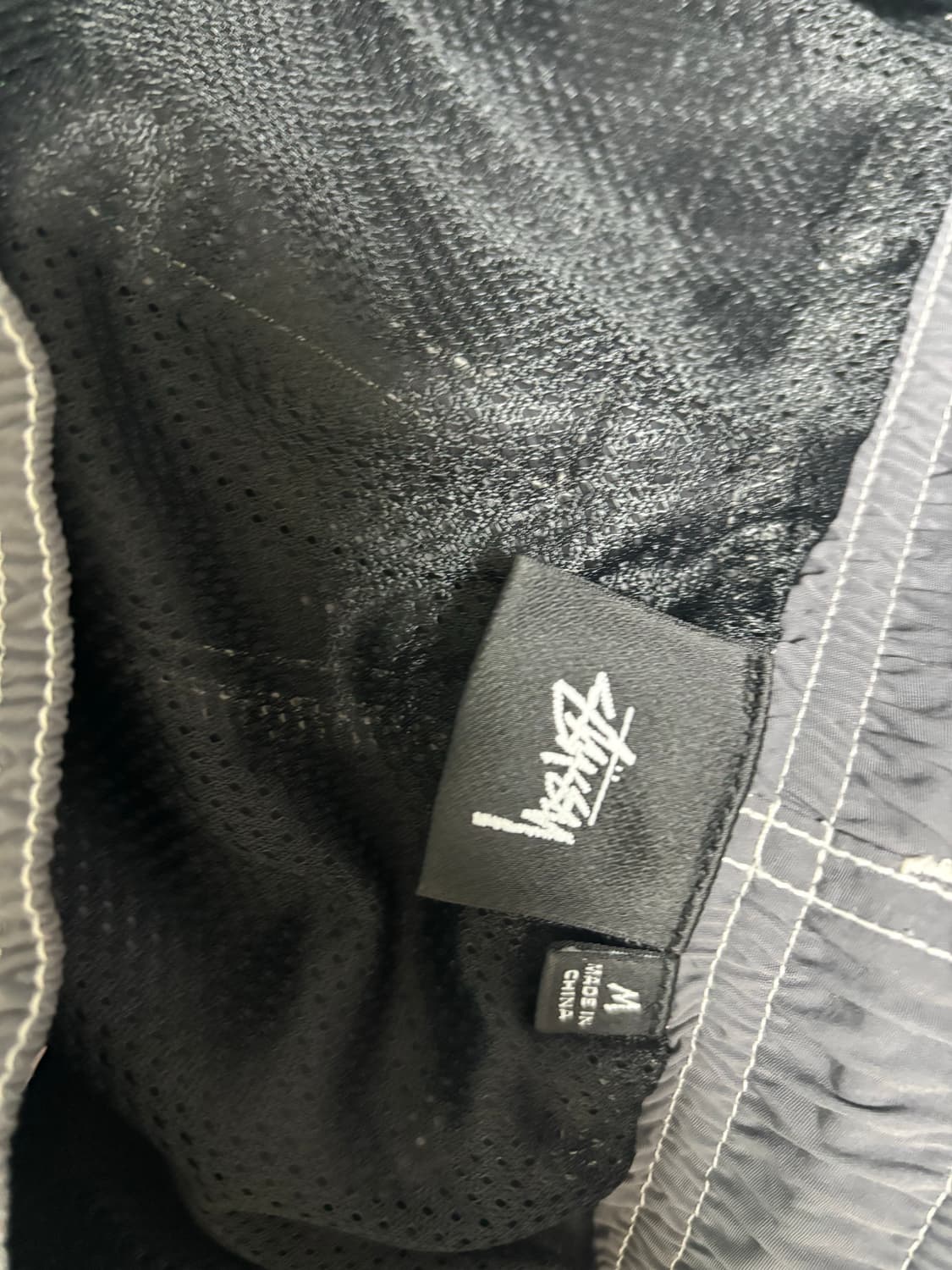 [M]스투시x아워레가시 워터쇼츠 그레이 상품이미지3