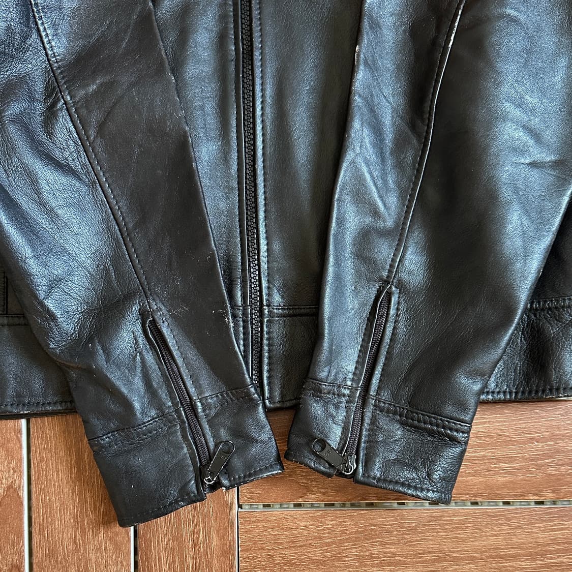 80-90’s Vintage genuine leather jacket 상품이미지5