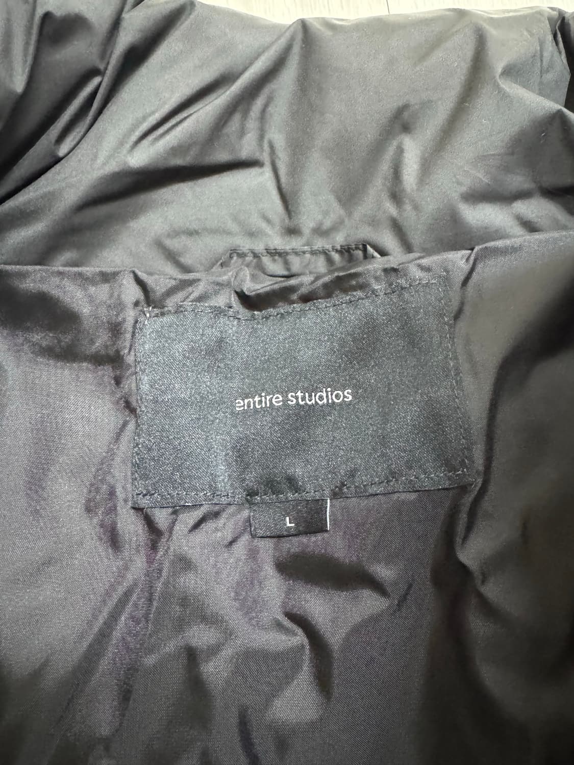 엔타이어 스튜디오 MML 푸퍼 푸필 패딩 블랙 상품이미지7