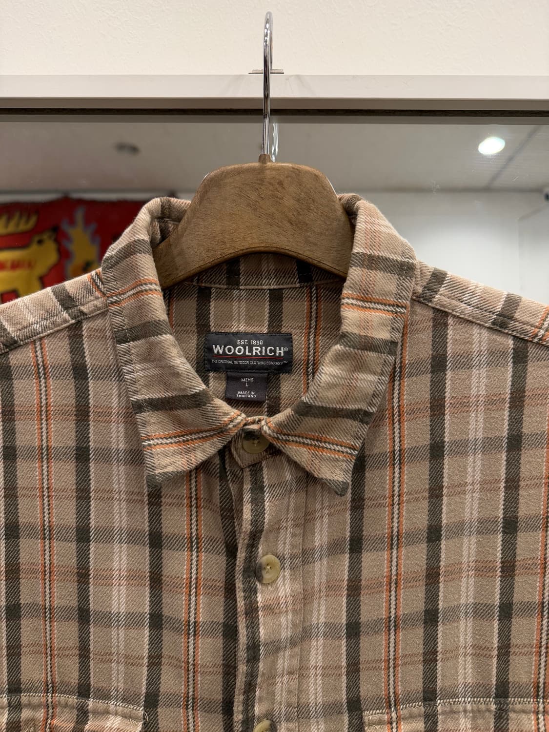 Woolrich 울리치 코튼 플란넬 체크 셔츠 상품이미지3