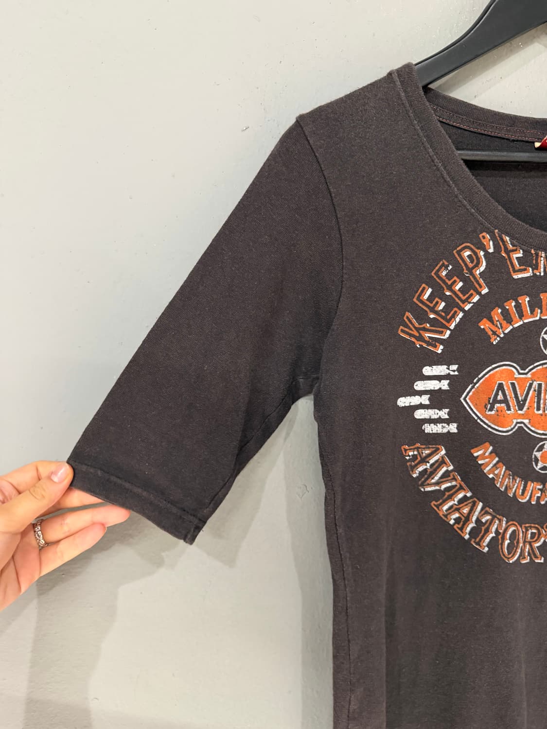 Avirex lettering detail t-shirt 상품이미지7