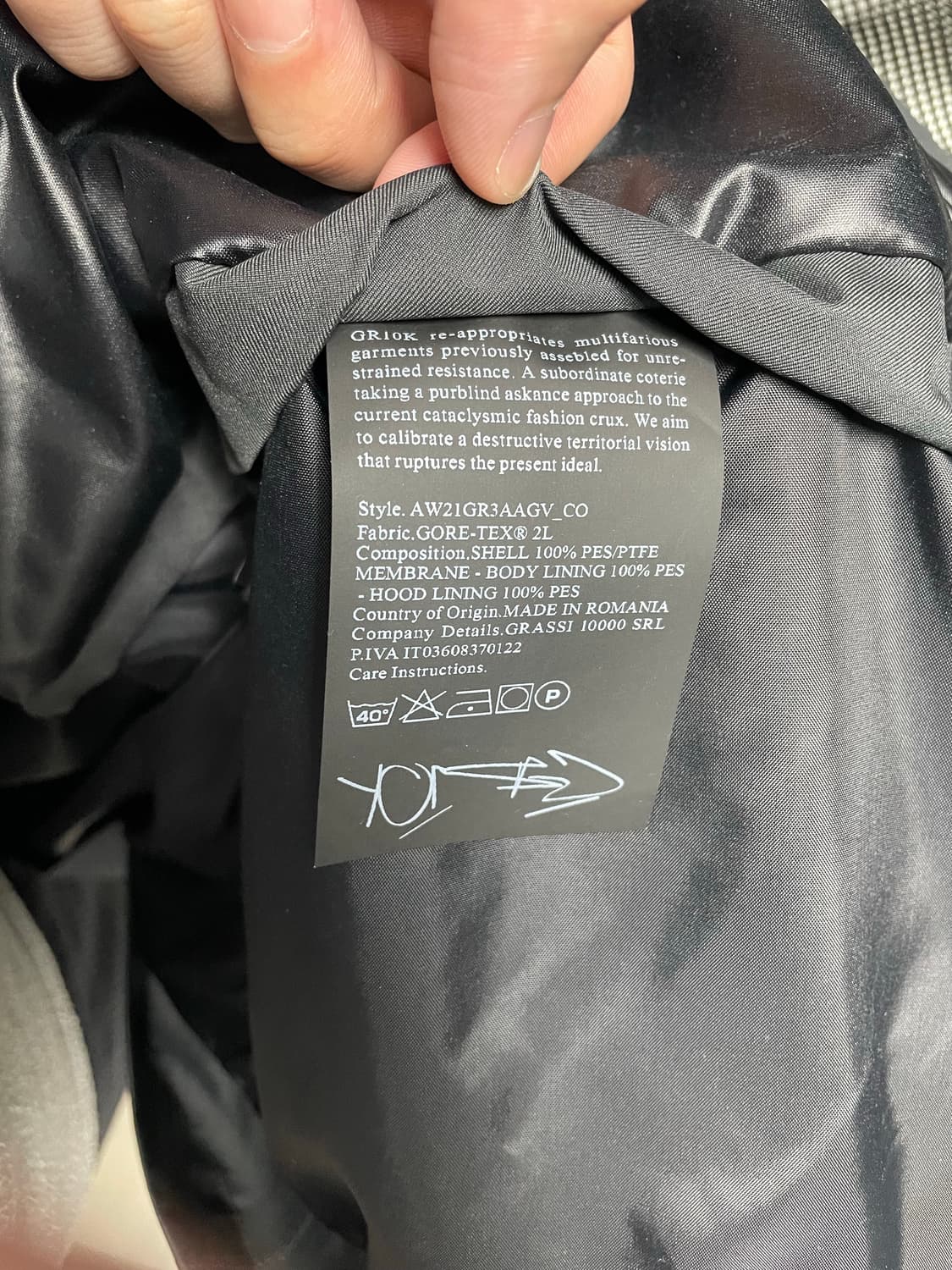 gr10k prototype  jacket M size 상품이미지7