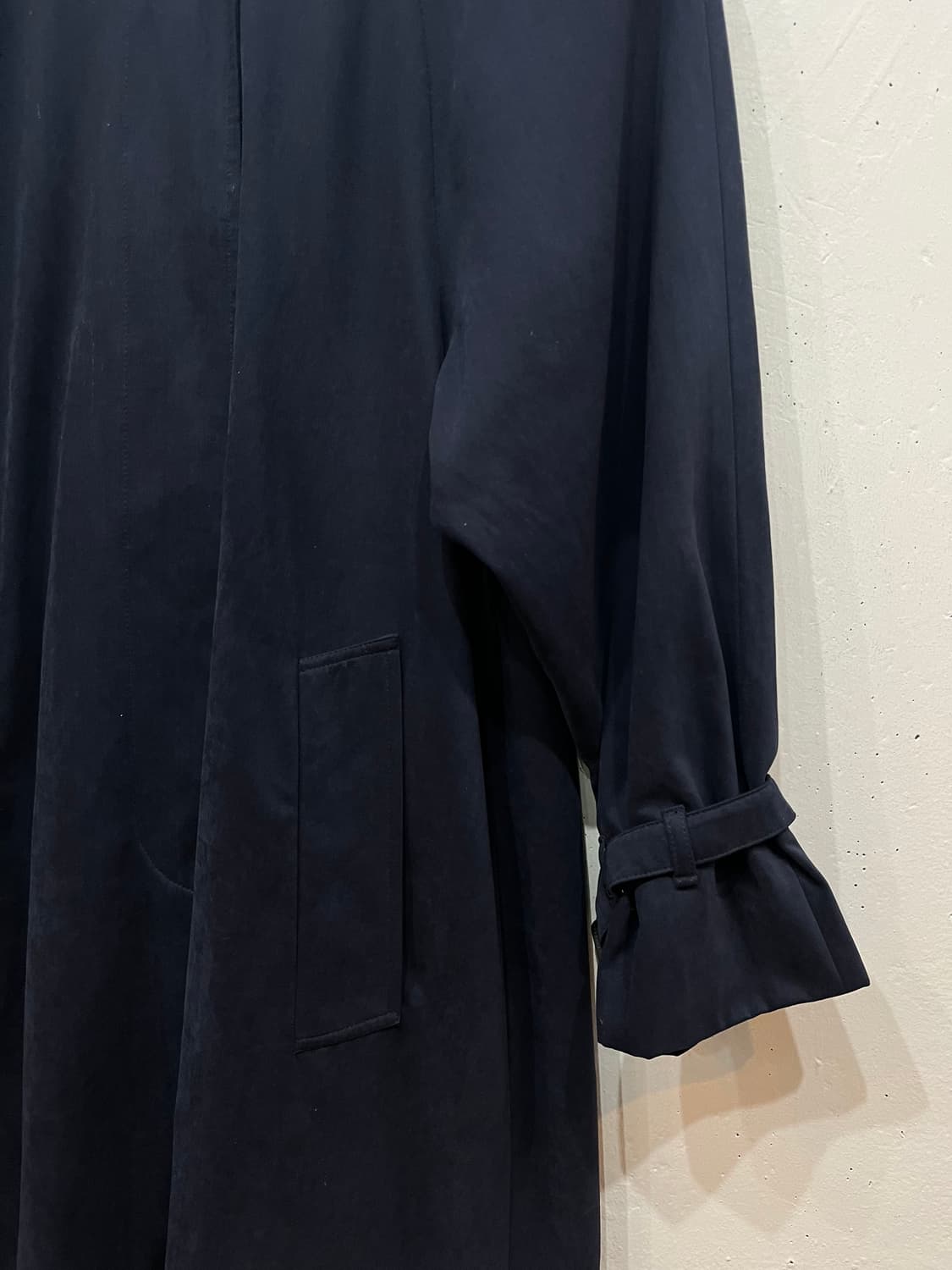 아쿠아스큐텀 트렌치코트 네이비 우먼즈 Made in ENGLAND 상품이미지4