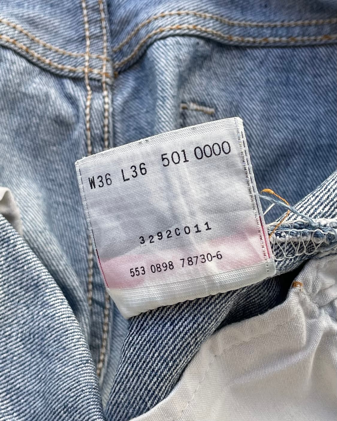 90’s USA Levi’s 501xx 36“ ( 리바이스 501 ) 상품이미지8