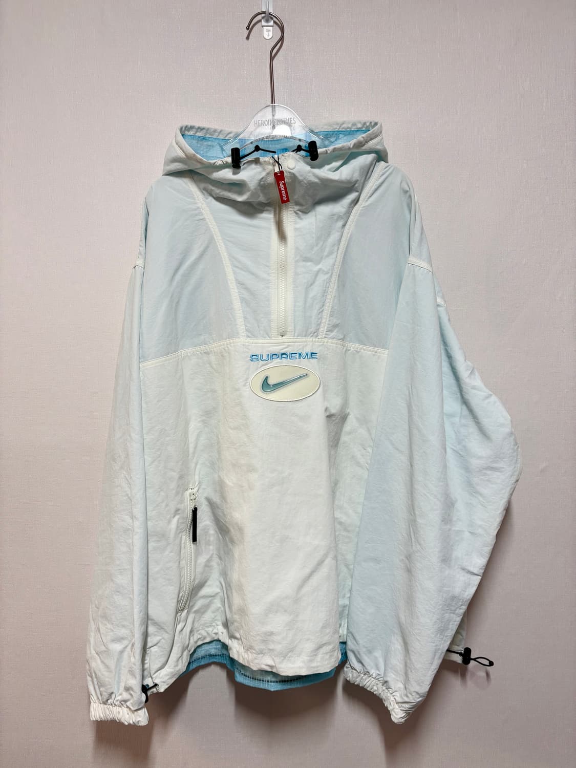 [XL] 슈프림x나이키 쥬얼 리버시블 립스탑 아노락 화이트 상품이미지1