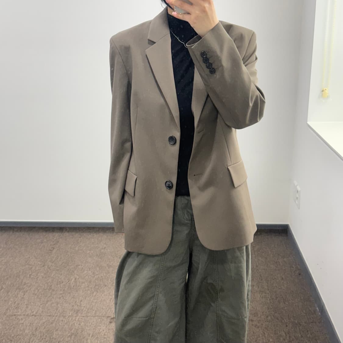 Cos 코스 브라운 블레이저 상품이미지1