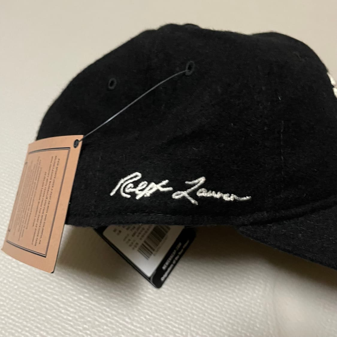 [75/8] 랄프로렌 퍼플라벨 x 뉴에라 캐시미어 레트로 크라운 캡 상품이미지3