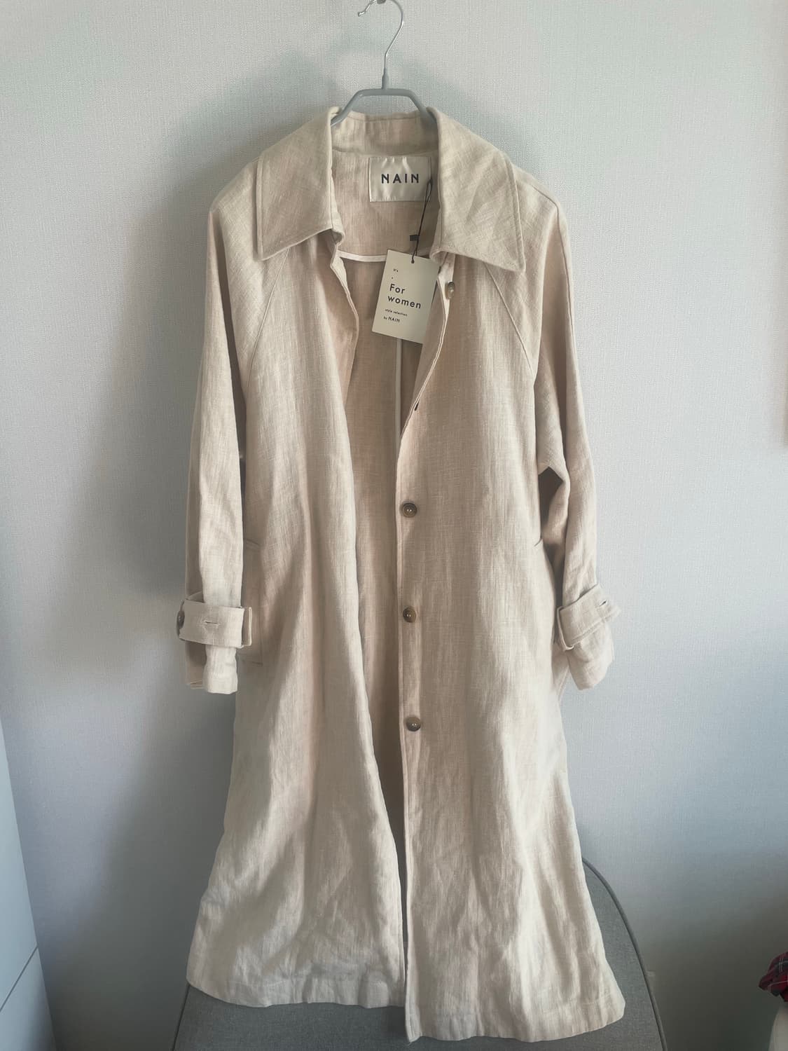 NAIN린넨 트렌치코트 상품이미지1