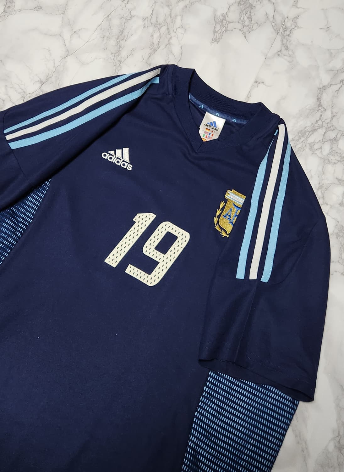 02-03 아디다스 아르헨티나 어웨이 유니폼 반팔No.19 CRESPO 상품이미지2