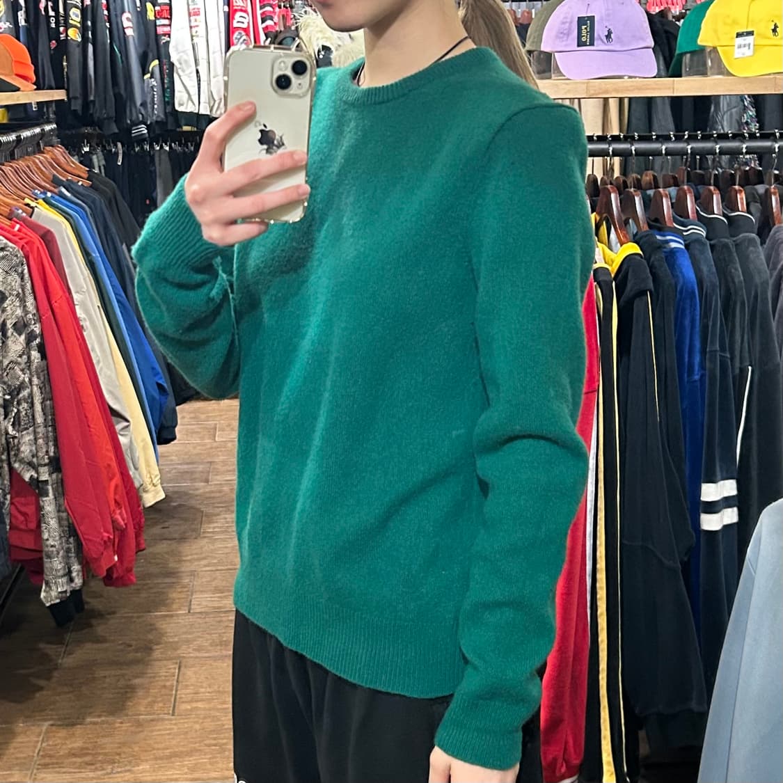 [HI] 폴로 니트 그린 상품이미지4