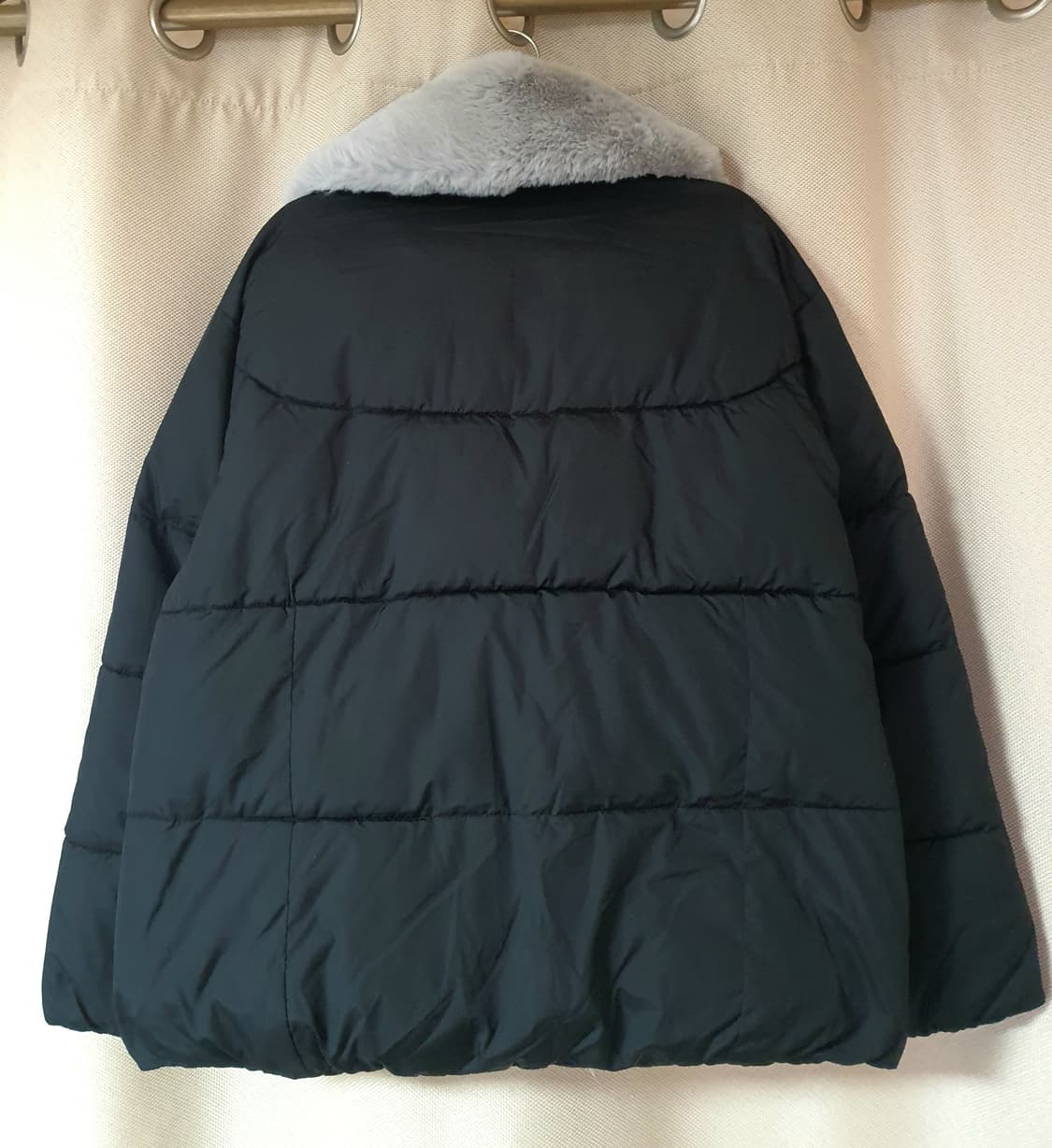 (새상품) 미쏘 퍼 카라 크롭 푸퍼 패딩 66 상품이미지2