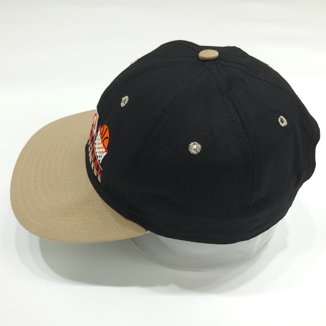 USA Made 90s NCAA 바스켓볼 투톤 볼캡 P1577 상품이미지4
