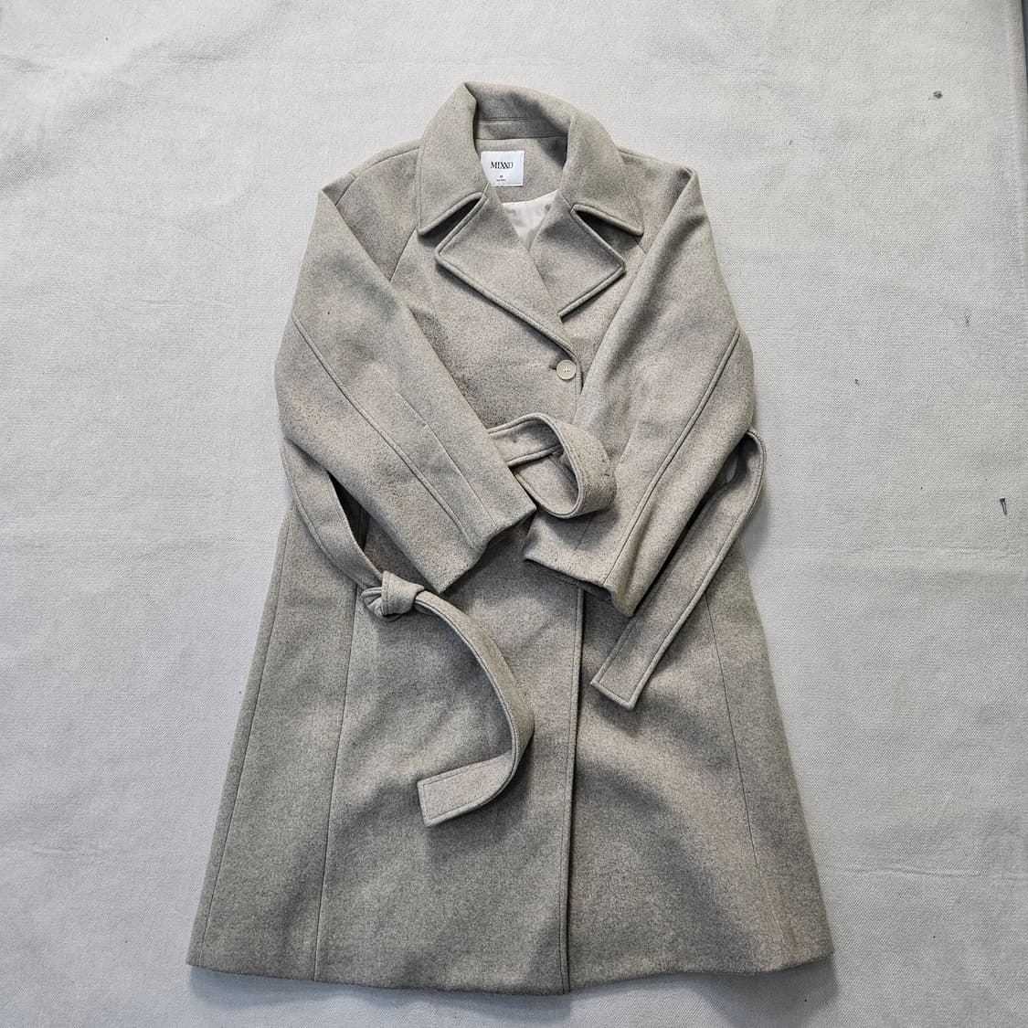 M 미쏘 테일러드 히든여밈 벨티드 코트 0310Y 상품이미지1