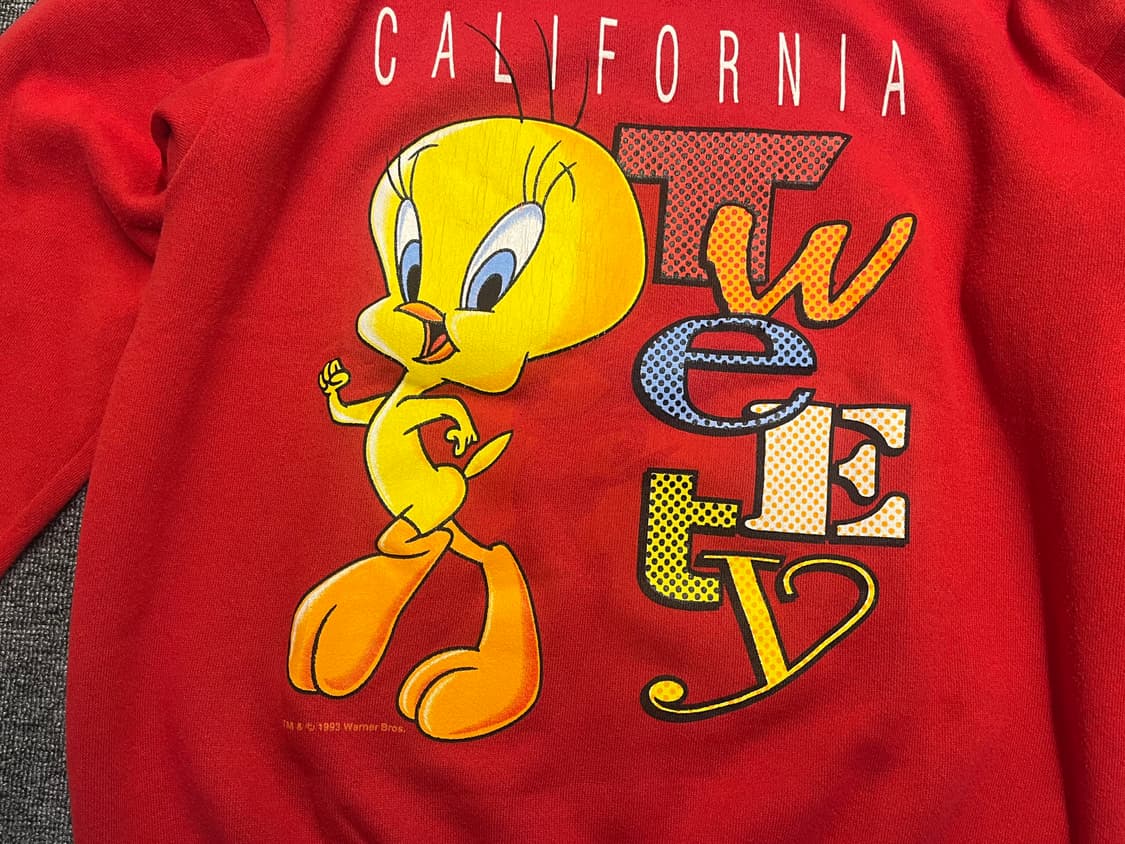 [95] 90s 벨바쉰 VELVASHEEN 트위티 맨투맨  상품이미지2