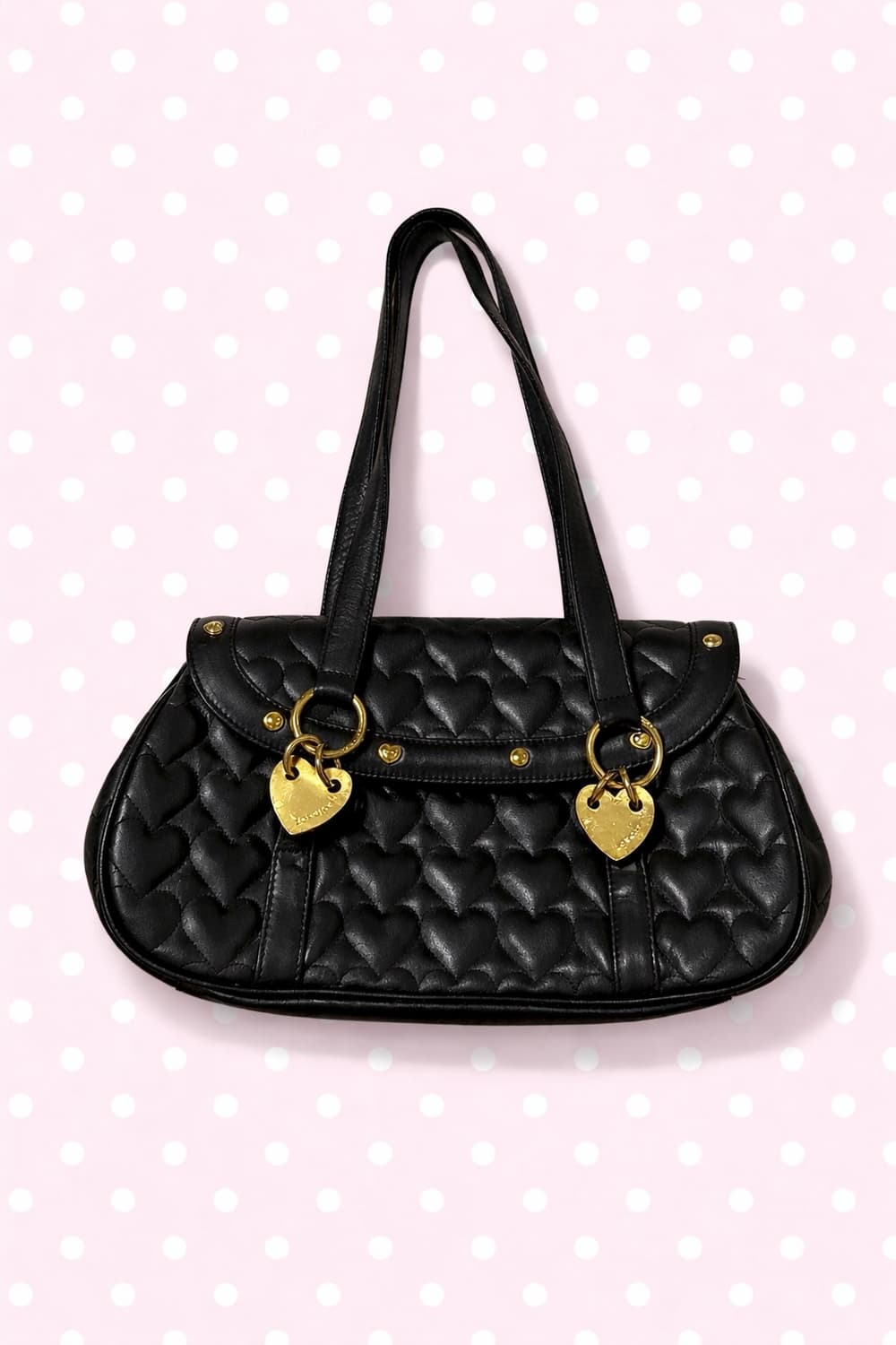 러브캣 하트 퀄팅 히메갸루 숄더백 상품이미지1