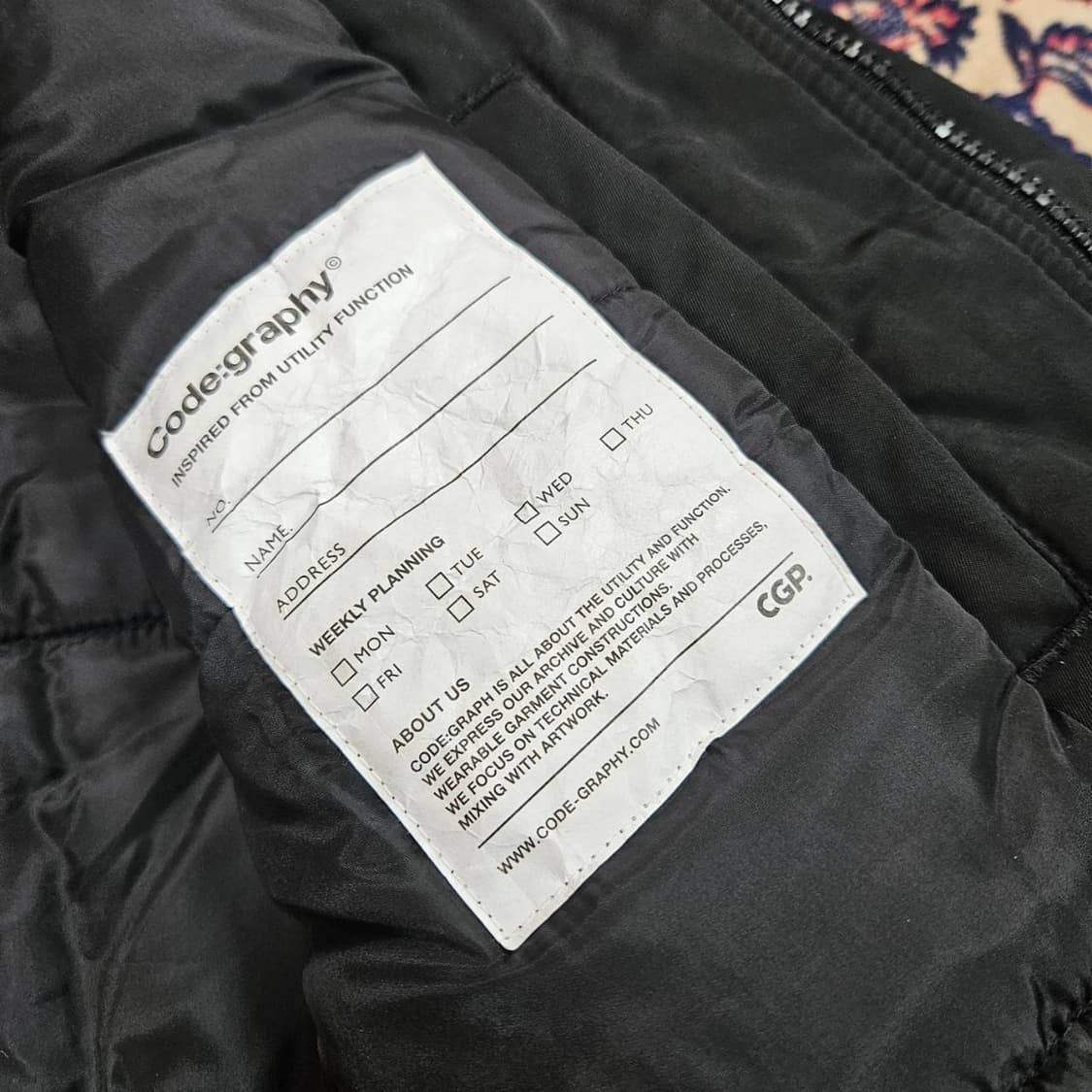 코스그라피(CGP) 하이넥 헤비보아 플리스 무스탕 패딩 점퍼 상품이미지8