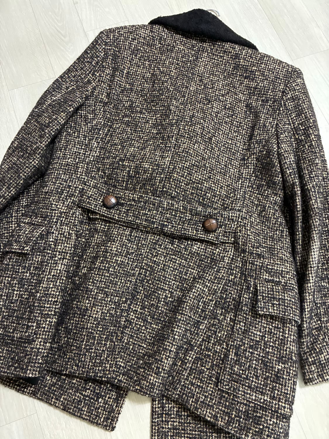 버버리 트위드 코트 상품이미지2