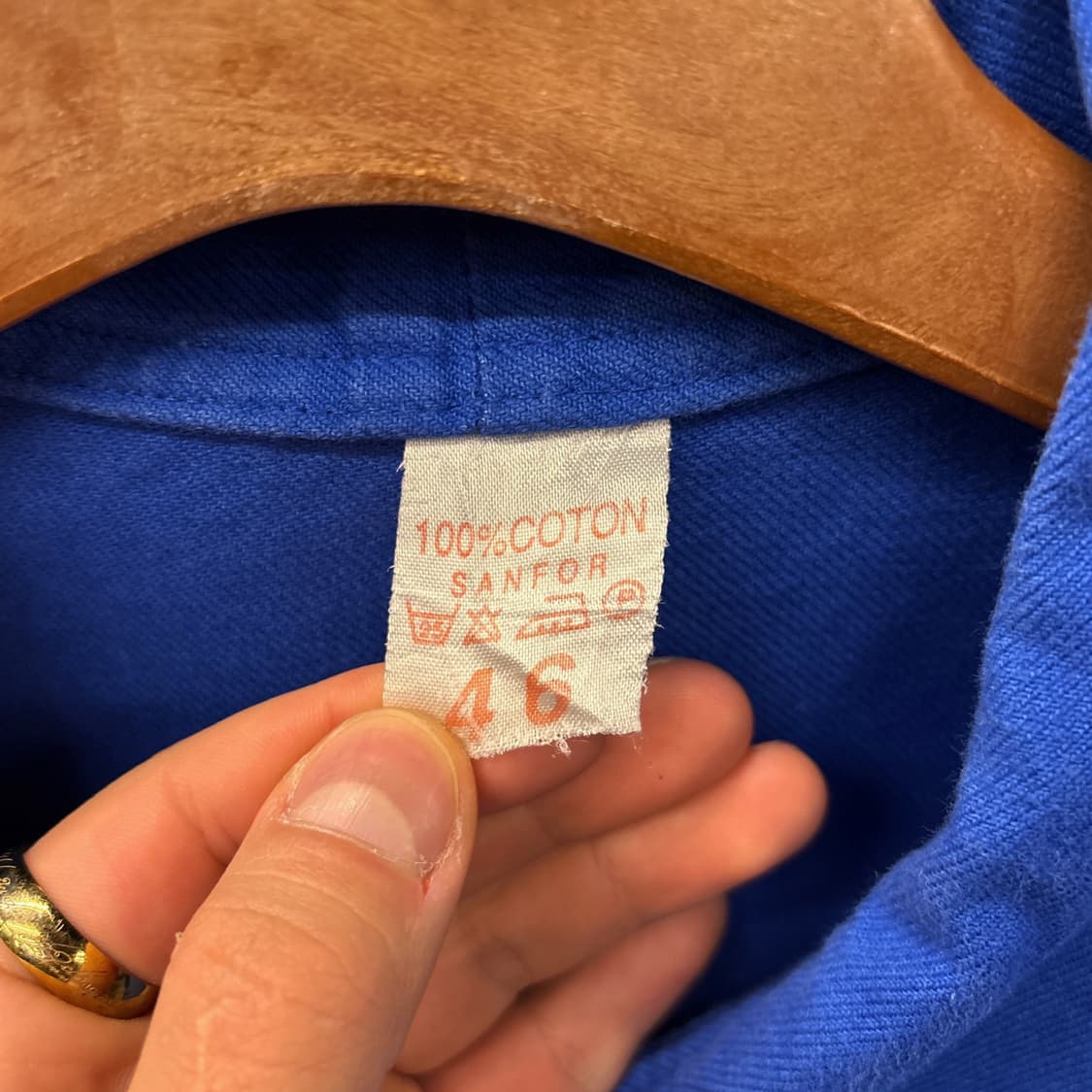 90s 샌포라이징 코튼트윌 프렌치워크자켓 / 초어자켓 N1296 상품이미지8