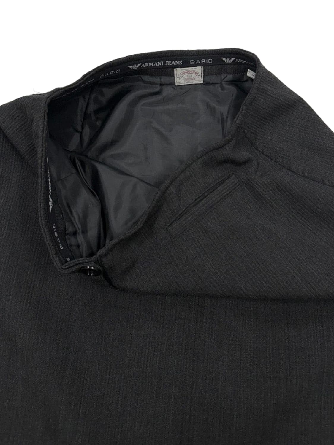 빈티지 Armani Jeans 블랙 미디 스커트 상품이미지4
