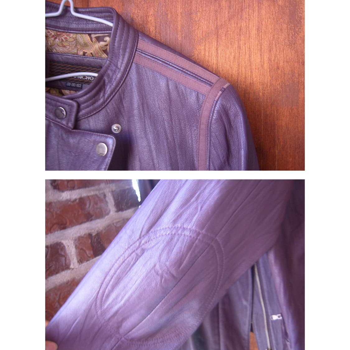 Purple leather jacket 상품이미지5