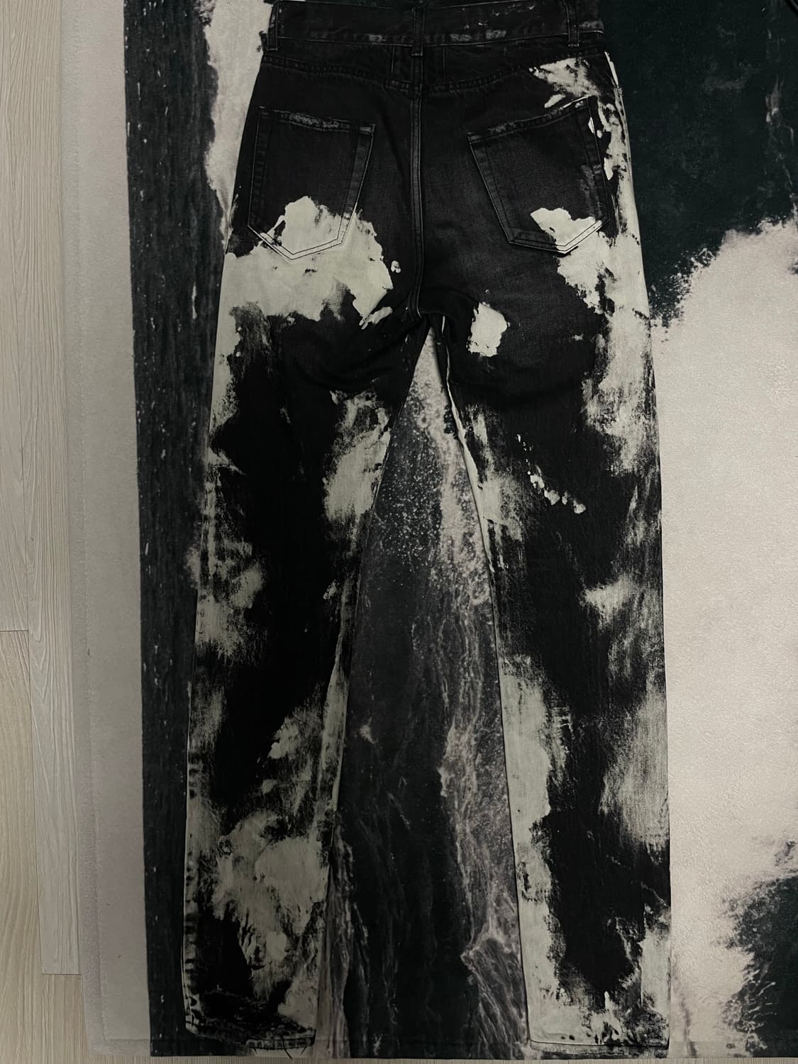 생로랑 블리치드 블랙 디스진 상품이미지2